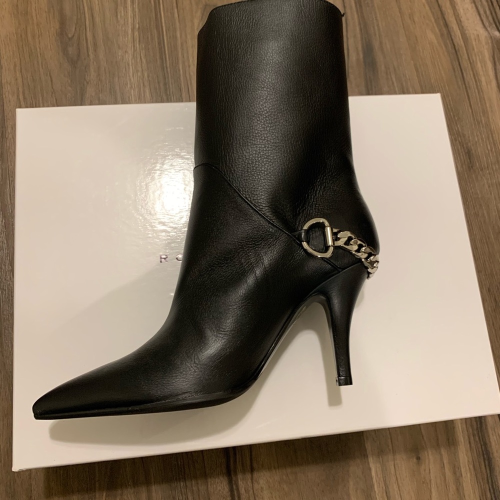 Roberto Festa Milano leather heeled boot. Size 38
